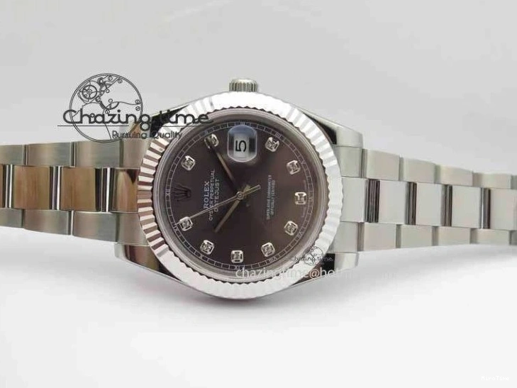 MiroTime 0505 Packable DateJust II 41mm SS BP Maker Best Edition Gray Dial Diam On SS Bracelet SA 3729